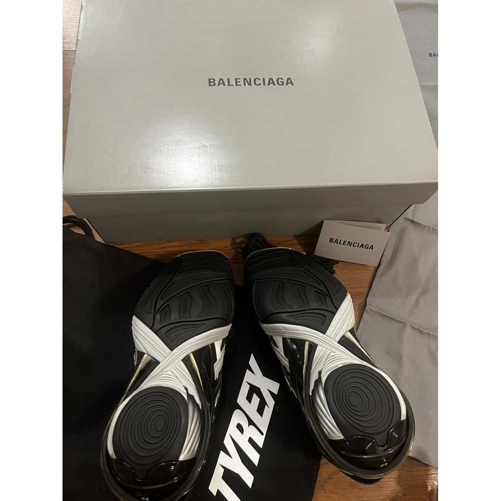 Balenciaga Tyrex leather low trainers - image 4