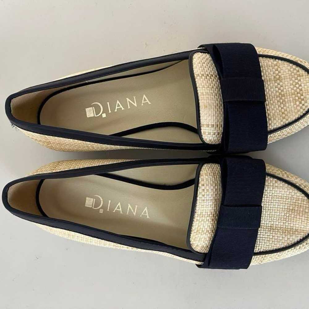 DIANA Flat Ribbon Opera Shoes 22.5cm - image 8