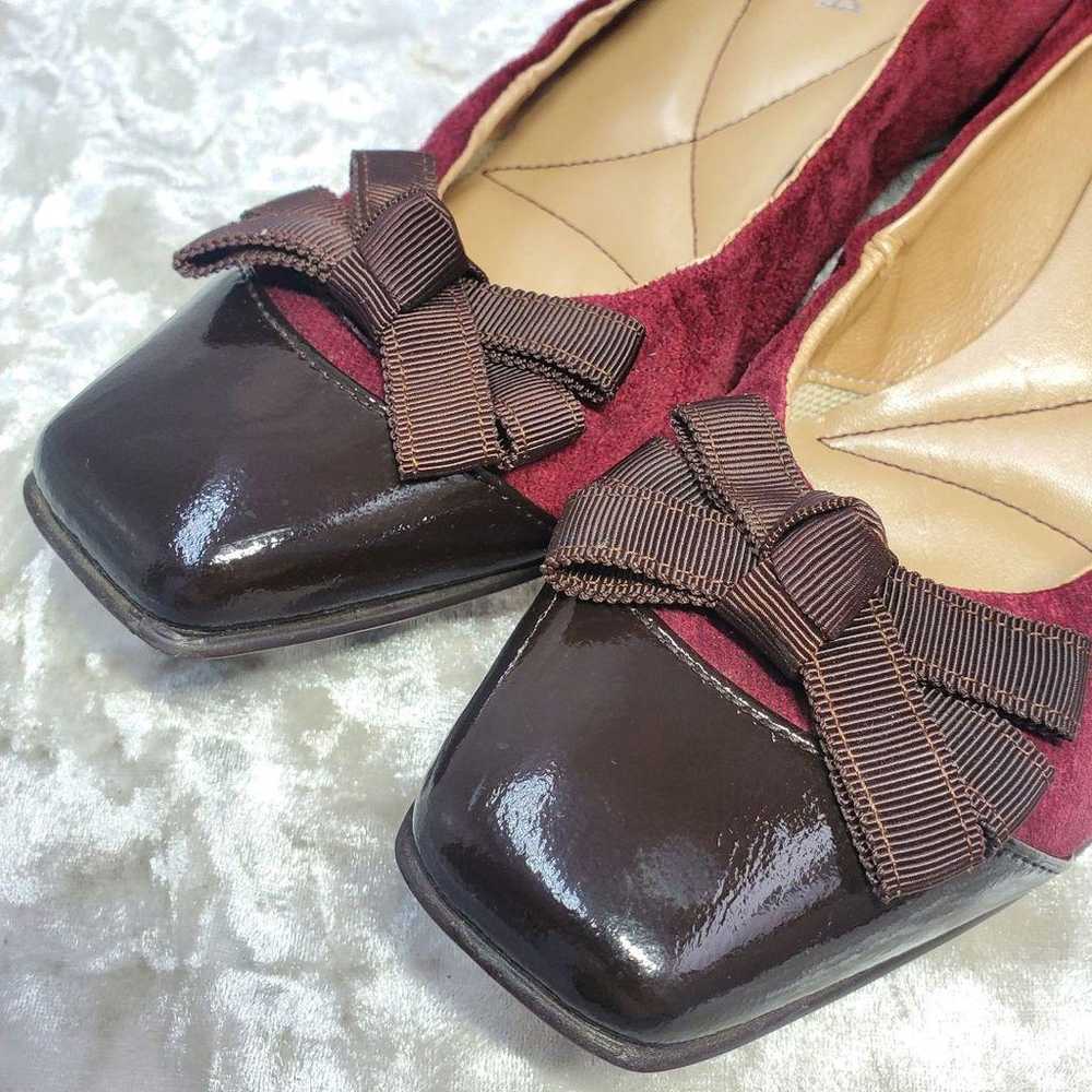 【Excellent condition】✨DIANA 23cm Pumps Bordeaux R… - image 4