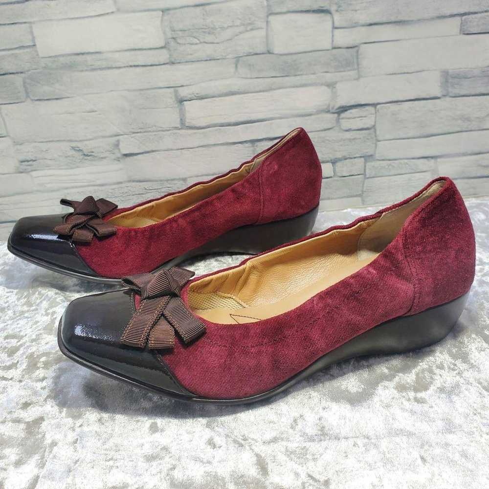 【Excellent condition】✨DIANA 23cm Pumps Bordeaux R… - image 8