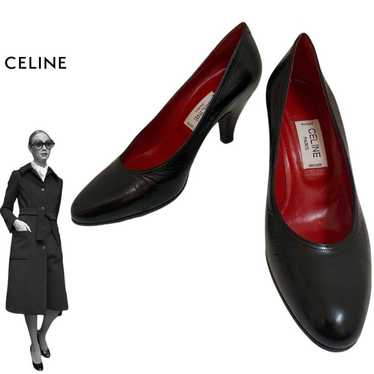 OLD CELINE 80s Made in Italy Leather Pumps 35