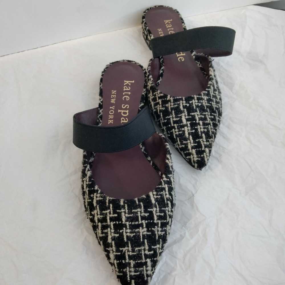 Kate Spade mules tweed shoes - image 11