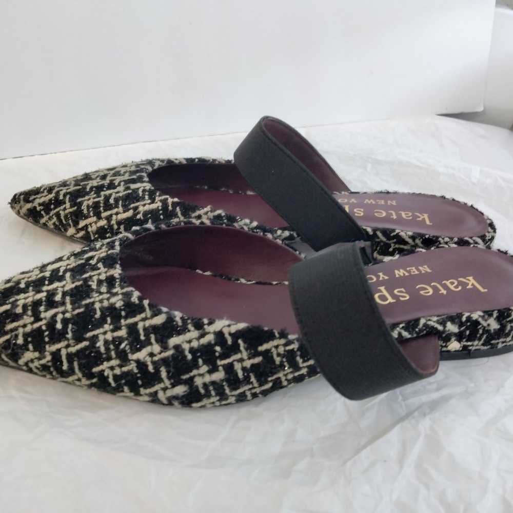 Kate Spade mules tweed shoes - image 4