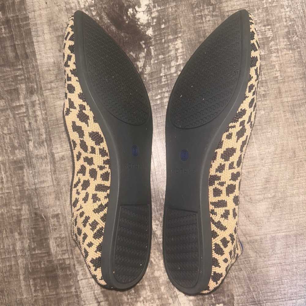 New! ROTHYS cheetah print Pointed Toe Flats ( 7.5… - image 2