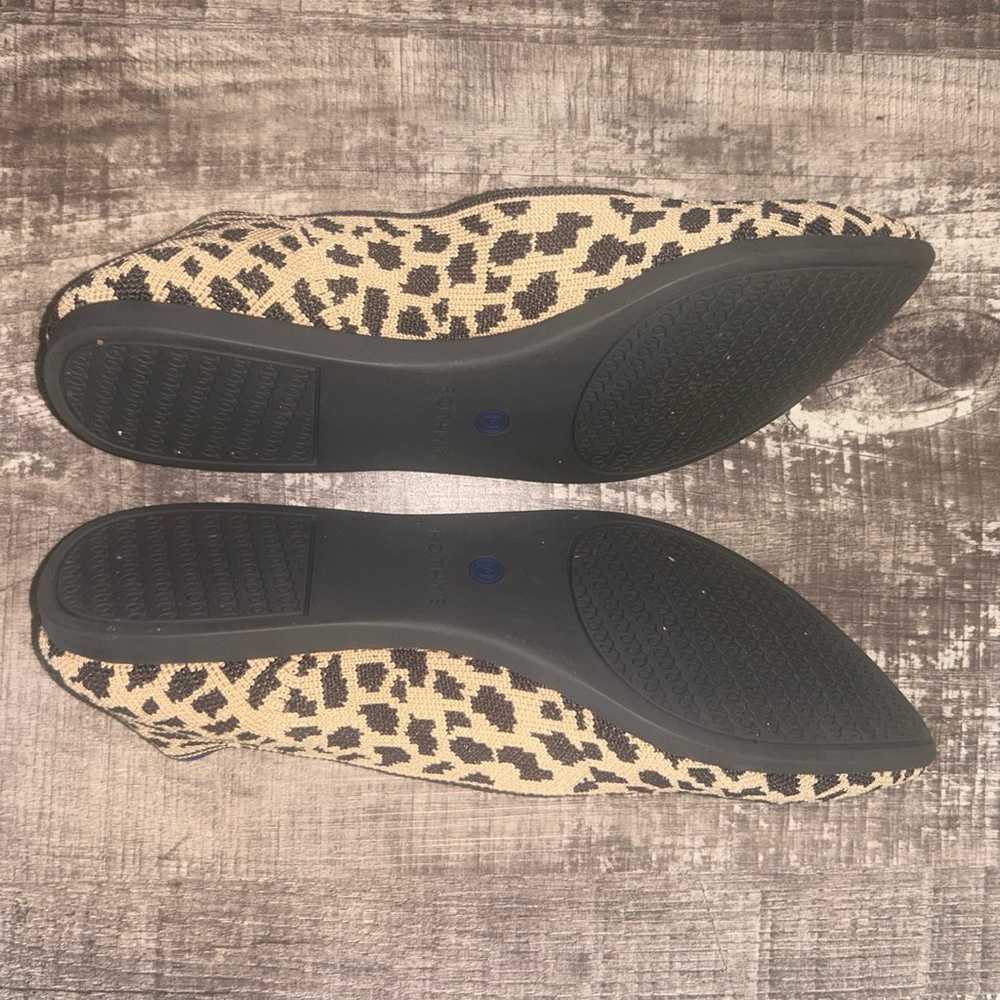 New! ROTHYS cheetah print Pointed Toe Flats ( 7.5… - image 3