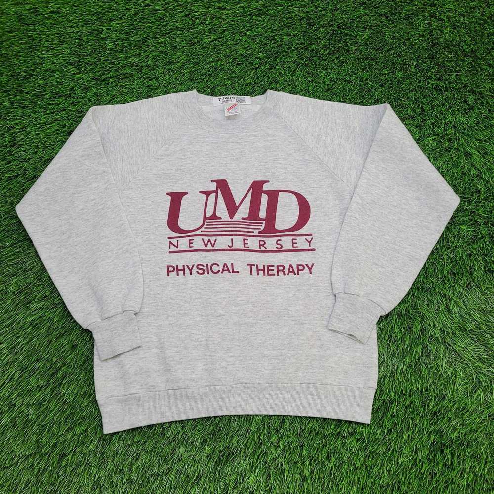 Jerzees Vintage 80s UMD New-Jersey Sweatshirt Wom… - image 1