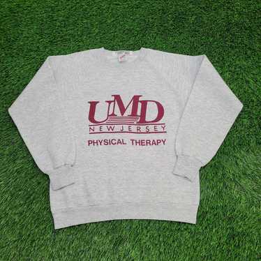 Jerzees Vintage 80s UMD New-Jersey Sweatshirt Wom… - image 1