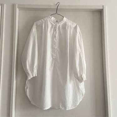 Blouse, Shirt, Gathered Blouse, Cotton Gathered T… - image 1