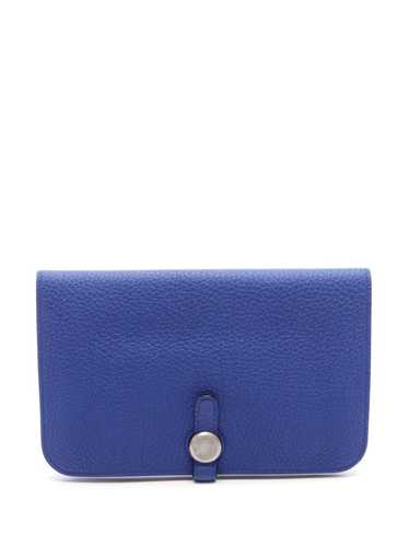 Hermès Pre-Owned 2011 Dogon Duo wallet - Blue - image 1