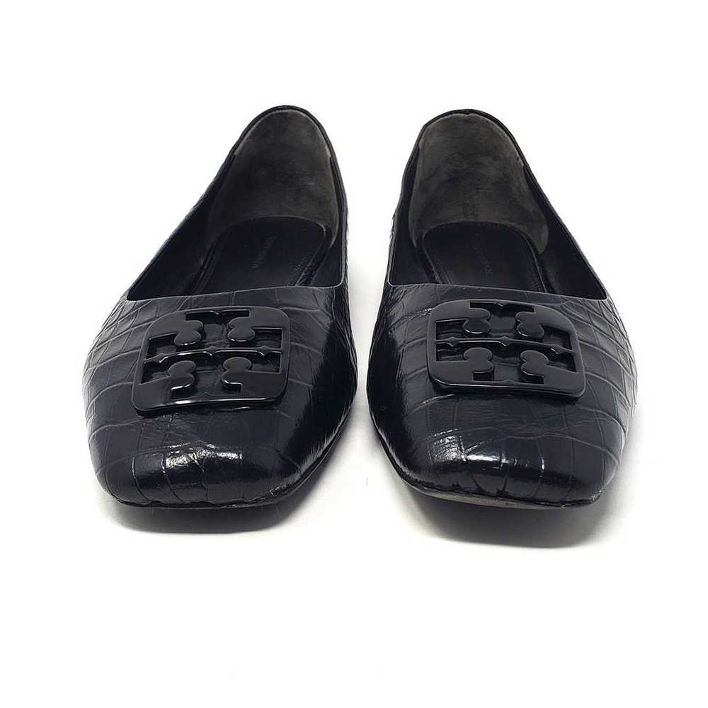 Tory Burch Georgia Ballet Flats Soft Croco Emboss… - image 6