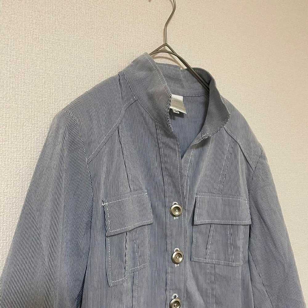 【EMMA JAMES】Denim Shirt Outer Shirt with Shoulder… - image 3