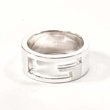 GUCCI Ring Silver925 Silver Branded Cutout G 11 - image 1