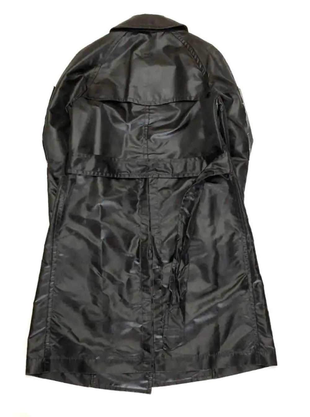 Comme Des Garçons 2011 Nylon PVC Trench Coat Blac… - image 2