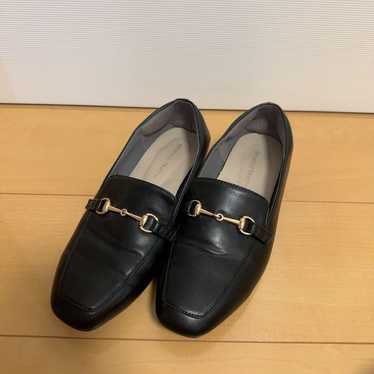 Jumpable pumps square-toe bit motif loafers black - image 1