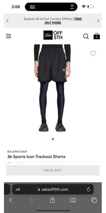 Balenciaga Balenciaga 3B Icon Track Shorts