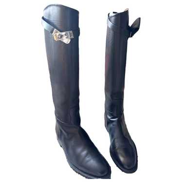 Hermès Jumping leather riding boots - image 1