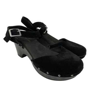 House Of Harlow 1960 Clog Sandals Womens 10 Black 