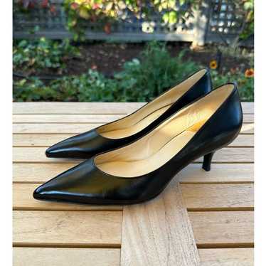 COLE HAAN Black Kitten Heel Pointed Toe Nike Air … - image 1