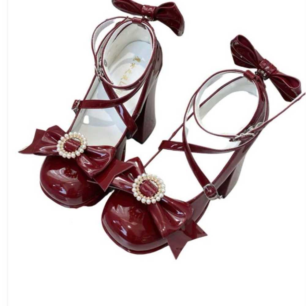 Lolita High Heel Elegant Strap Princess Shoes - image 2