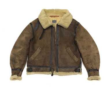 Avirex × B 3 × Sheepskin Coat Vintage 80s B-3 she… - image 1