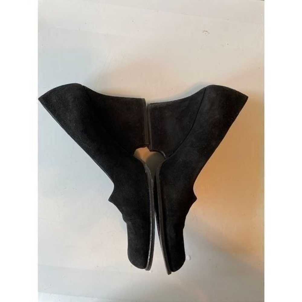 Yves Saint Laurent Black Wedges (SZ 5.5) - image 4