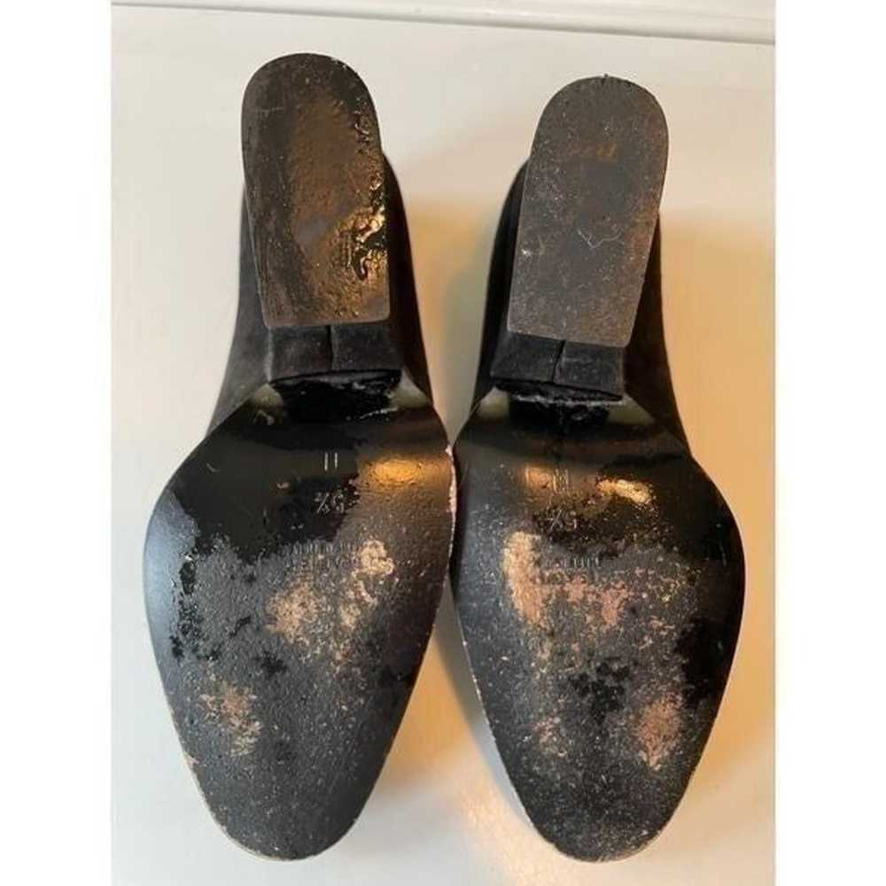 Yves Saint Laurent Black Wedges (SZ 5.5) - image 5