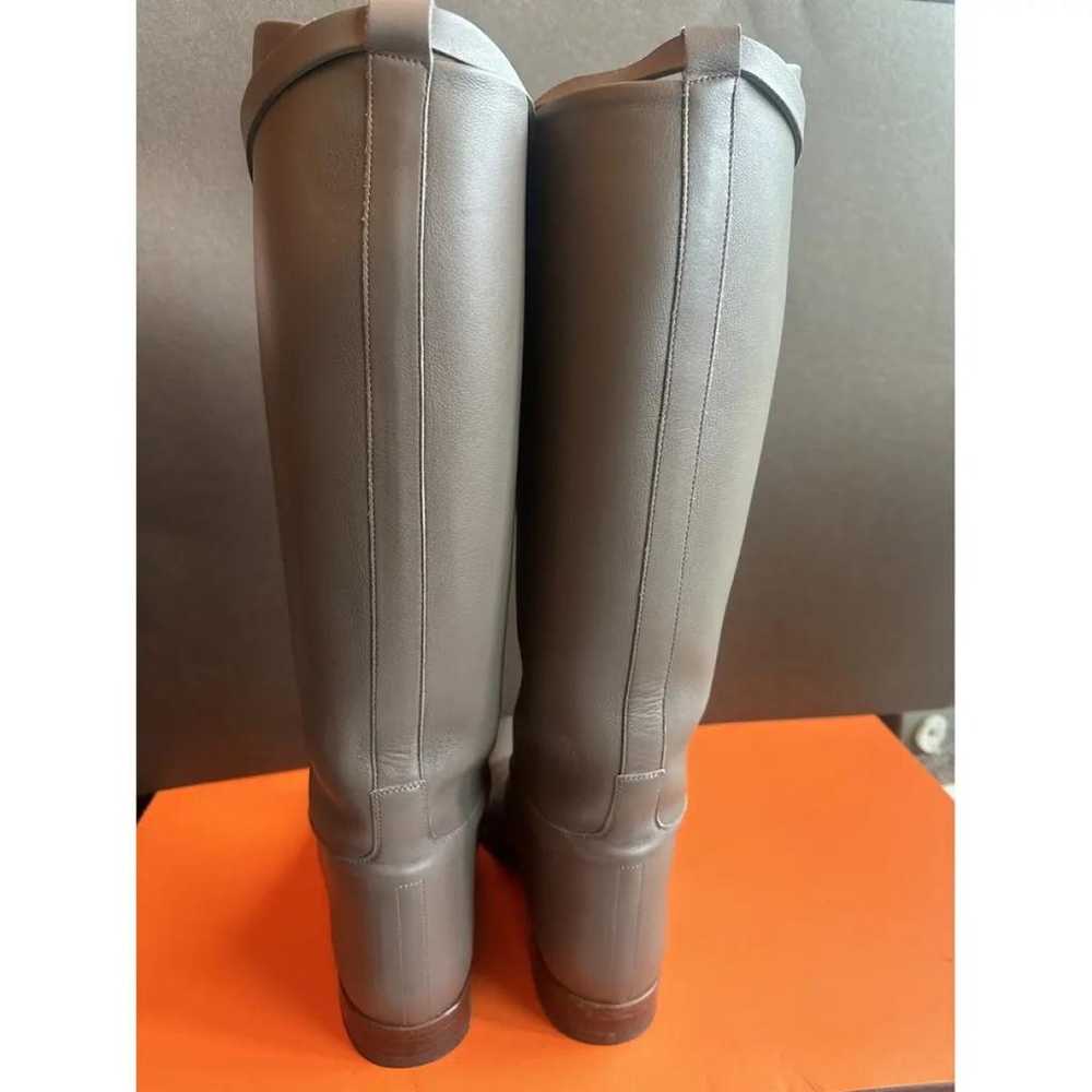 Hermès Jumping leather riding boots - image 2