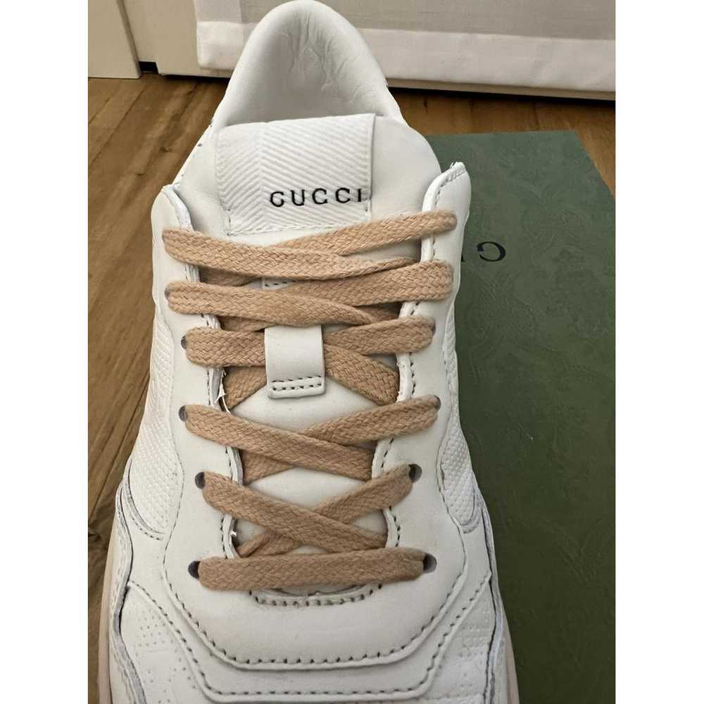 Gucci Tennis 1977 leather trainers - image 2