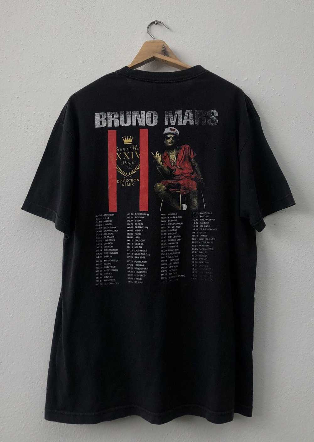 Band Tees Bruno Mars XXIV Magic DISCOTRON REMIX T… - image 3