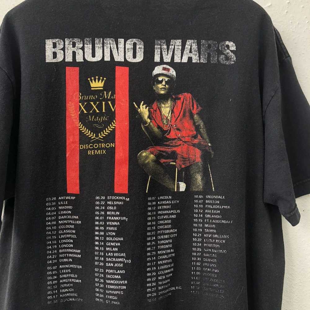 Band Tees Bruno Mars XXIV Magic DISCOTRON REMIX T… - image 8