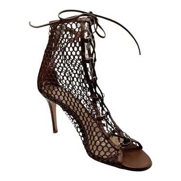 Gianvito Rossi Cage Mesh Booties