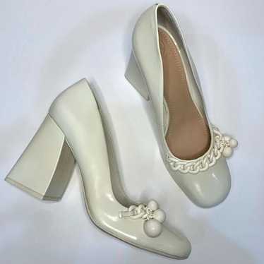 Tory Burch Addison 95mm Pump Ivory Heels size 10.5