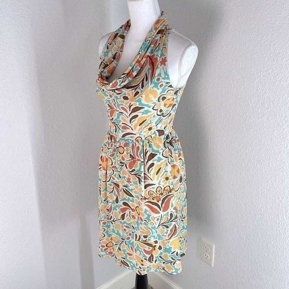 Judith March floral sleeveless cowl neck midi dre… - image 3