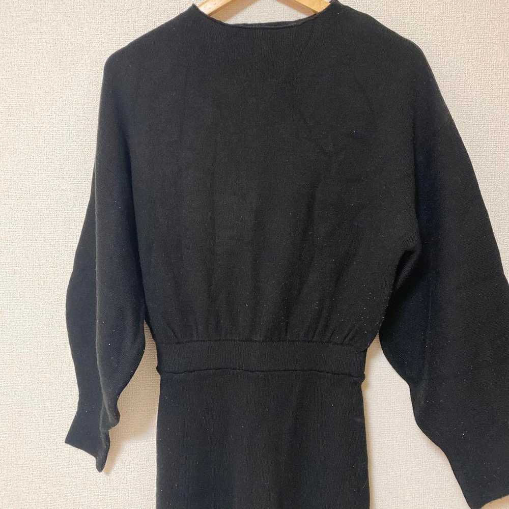 AZUL BY MOUSSY Black Knit Dress Size S - image 3