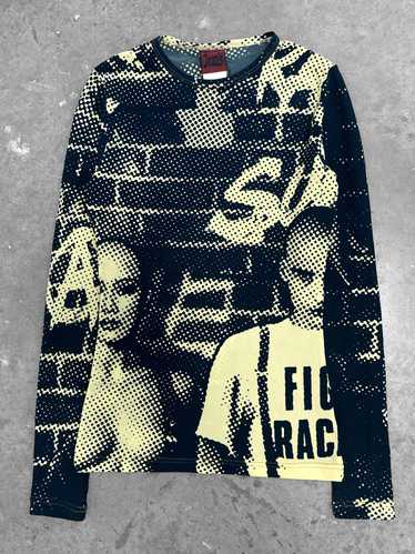 1997aw jean paul gaultier FIGHT RACISM PUNK SHIRT TOP