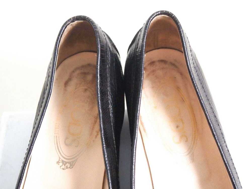 Tod's Tod's Low Heel Pumps Brown Leather Womens U… - image 5