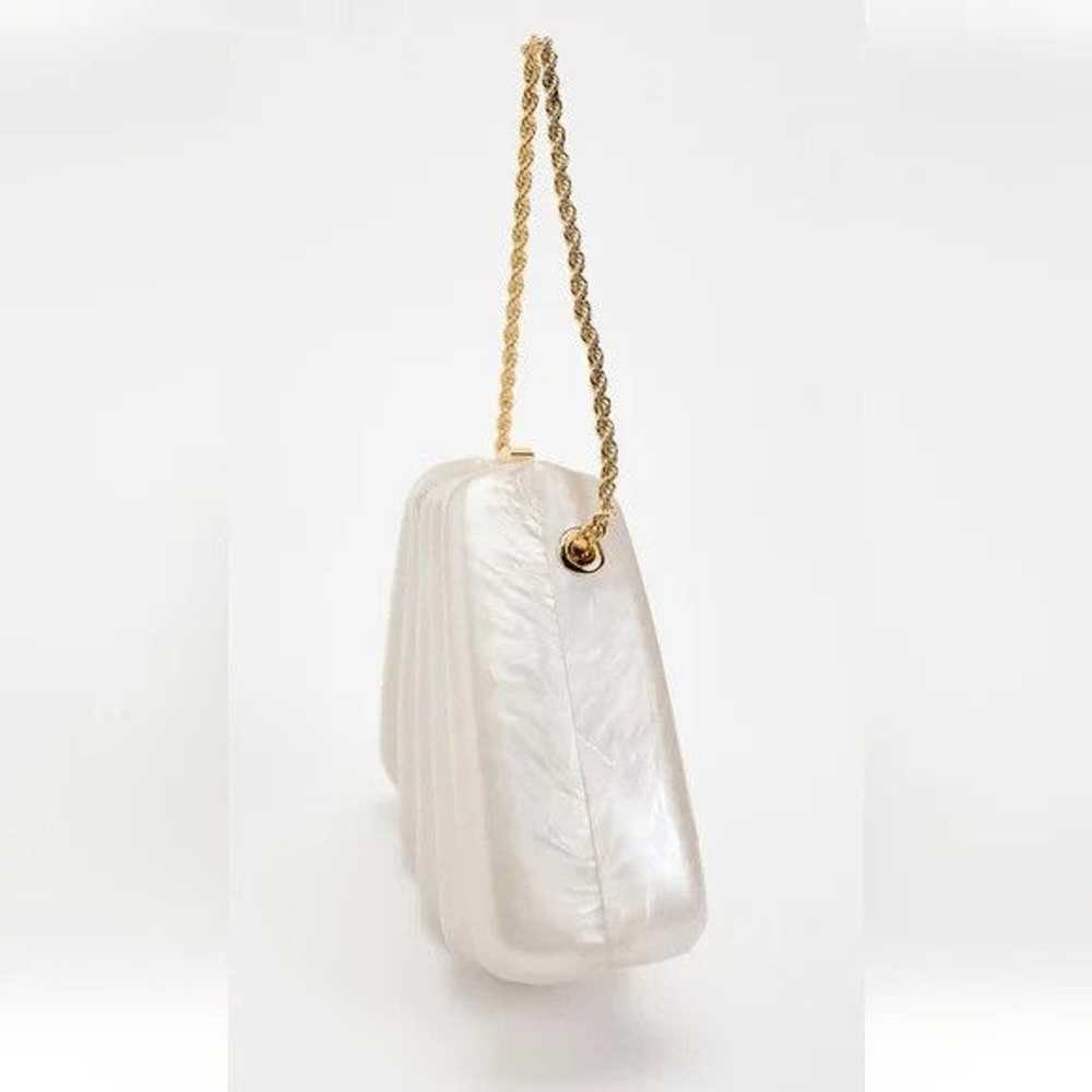 Zara ZARA SHELL BOX CLUTCH - image 4