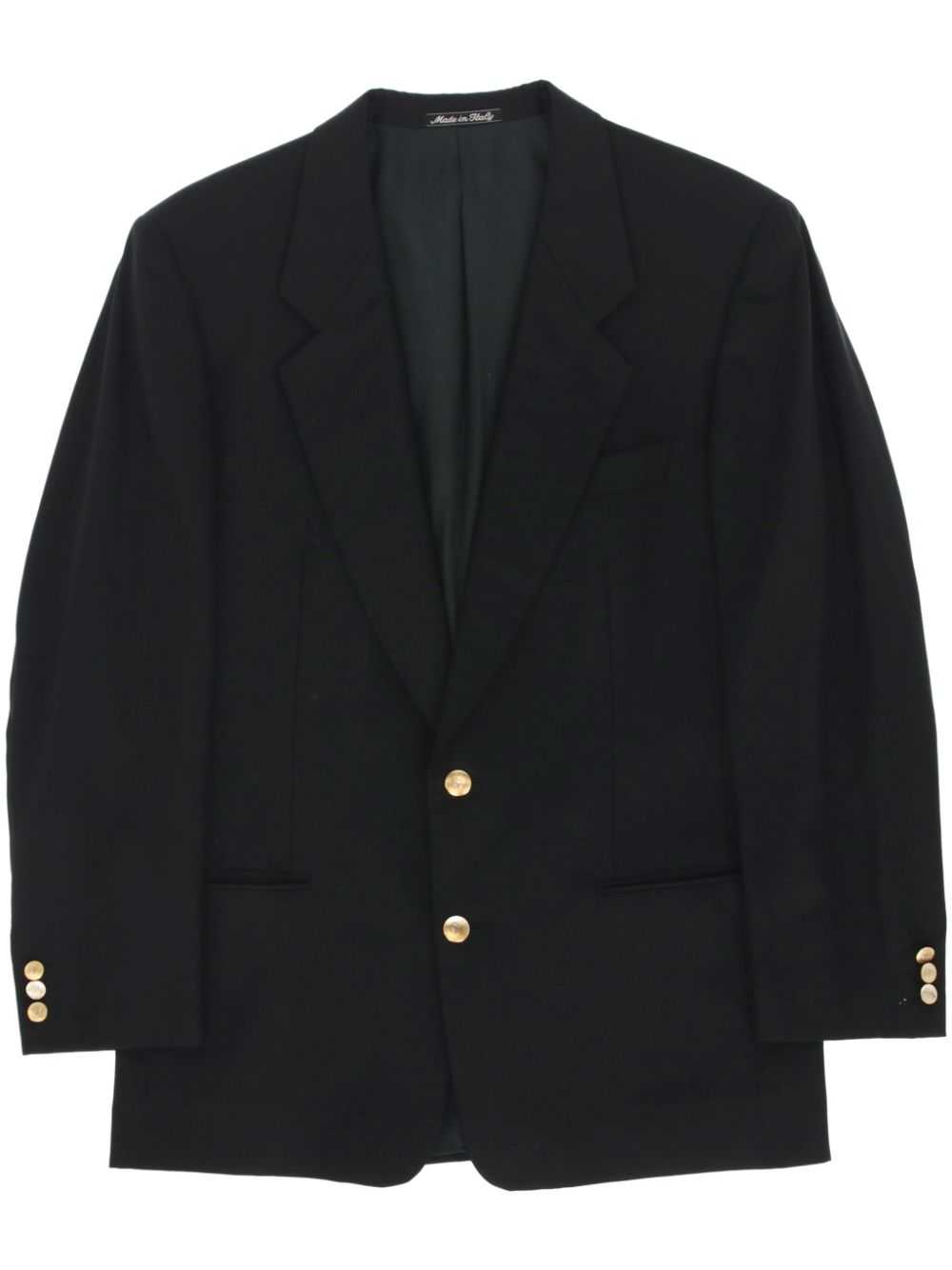 Giorgio Armani Pre-Owned 1990s notch lapels blaze… - image 1