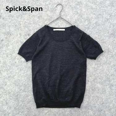 Spick and Span Short Sleeve Knit 100% Wool Lightw… - image 1