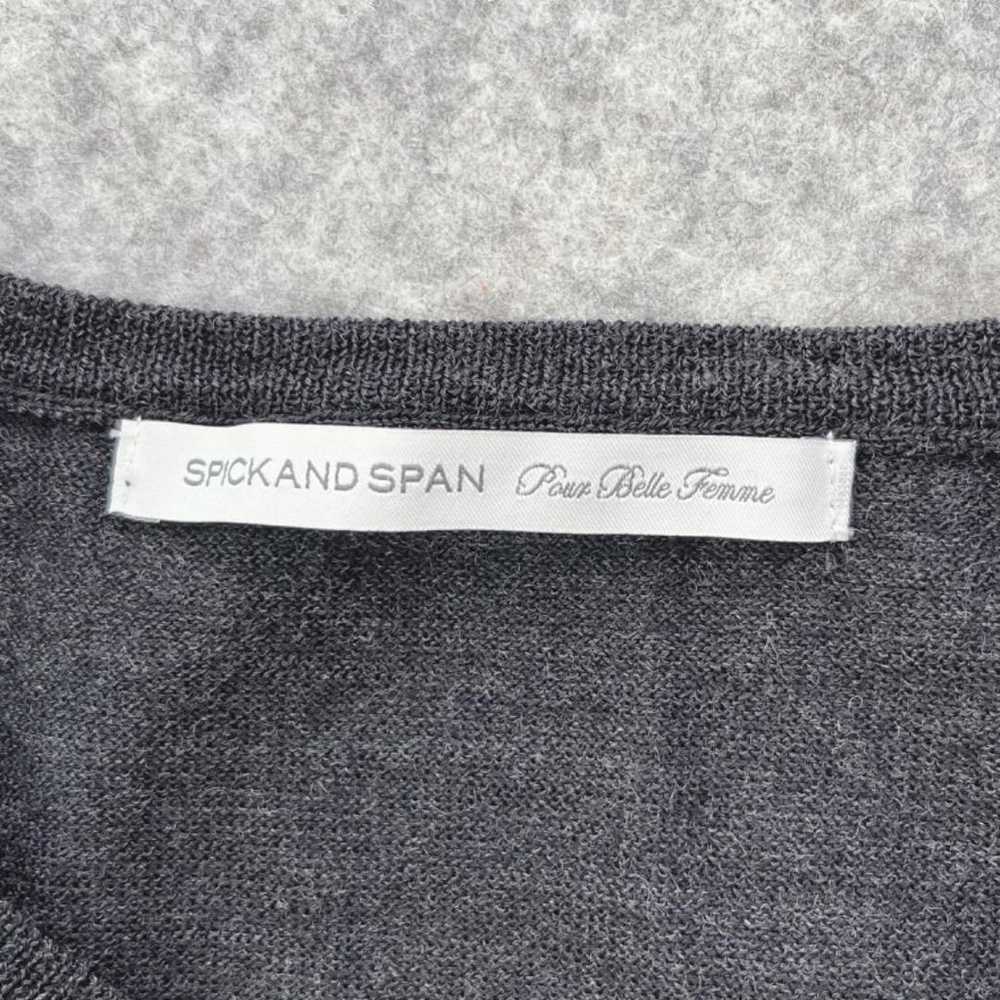 Spick and Span Short Sleeve Knit 100% Wool Lightw… - image 7