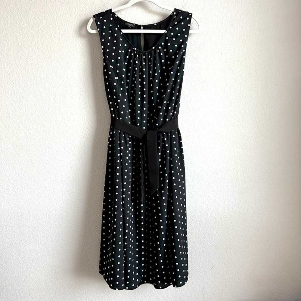 Talbots Womens Fit & Flare Dress Size 16W Black W… - image 1