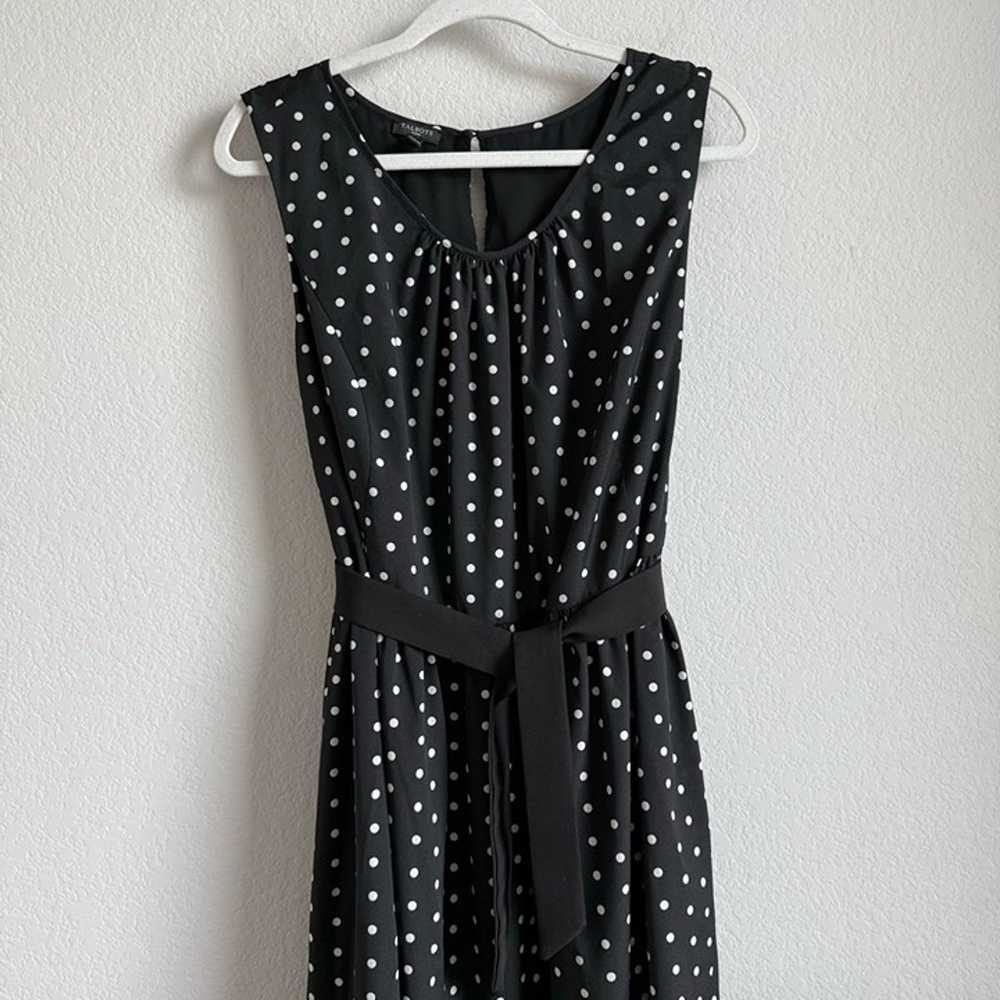 Talbots Womens Fit & Flare Dress Size 16W Black W… - image 3