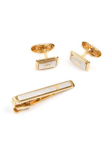 Céline Pre-Owned 1990 Triomphe cufflink set - Gold