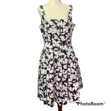 American living navy blue and white floral dress. 