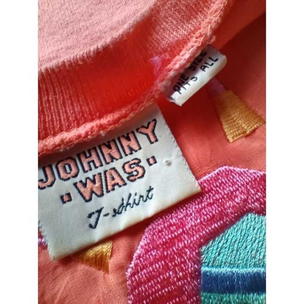 Vintage Johnny Was Collector 90s Embroidered Hear… - image 2