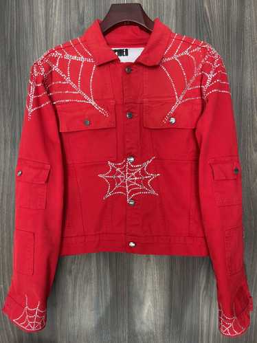 Spider Worldwide Sp5der Worldwide Rhinestone Denim