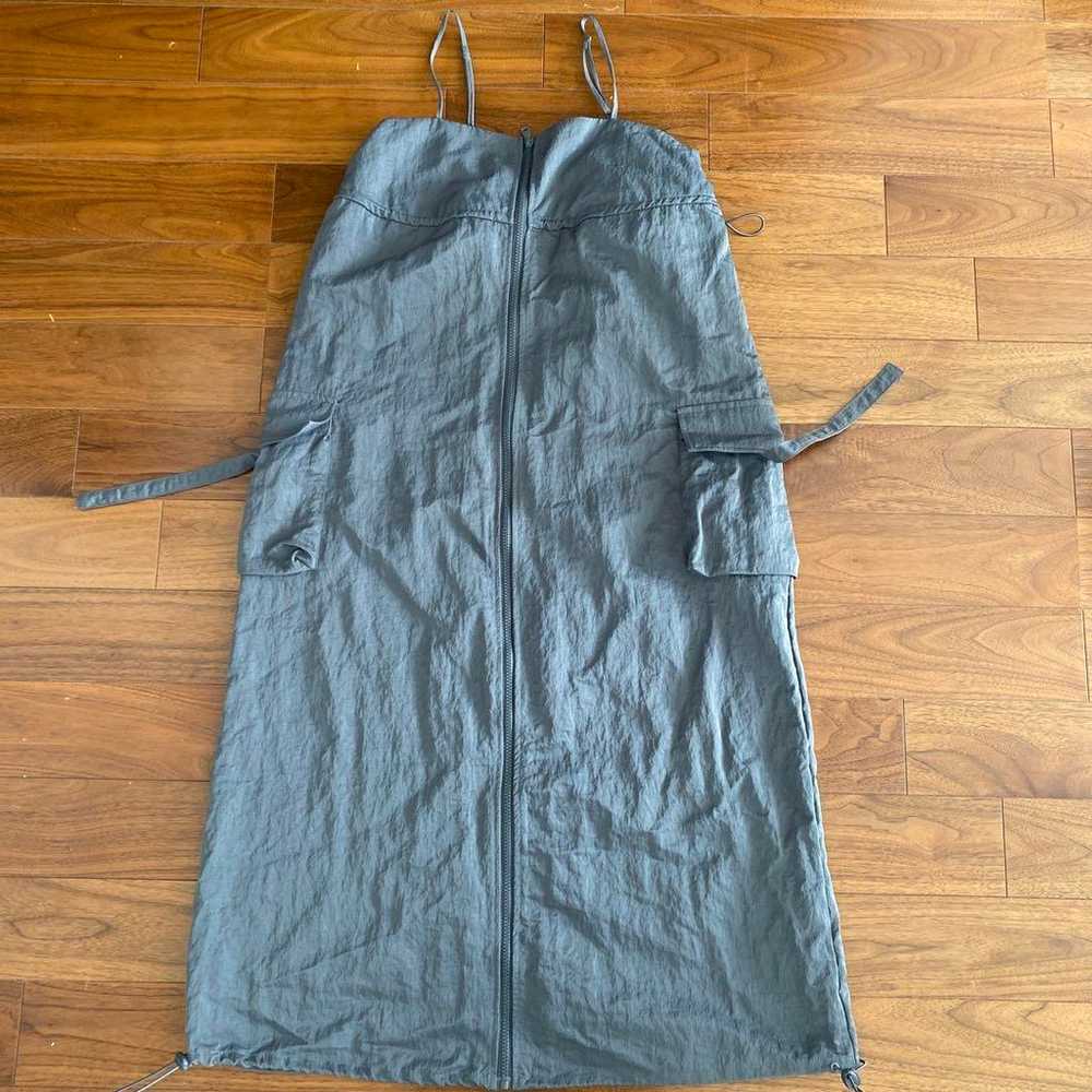 ZARA Gray Camisole Dress Size S - image 2