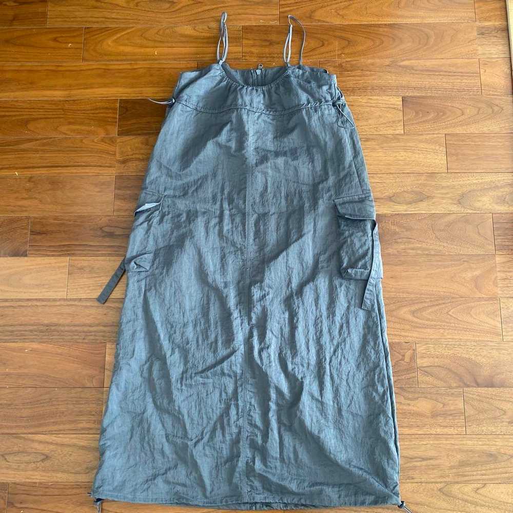 ZARA Gray Camisole Dress Size S - image 3