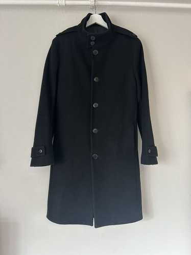 Givenchy Black Wool Overcoat