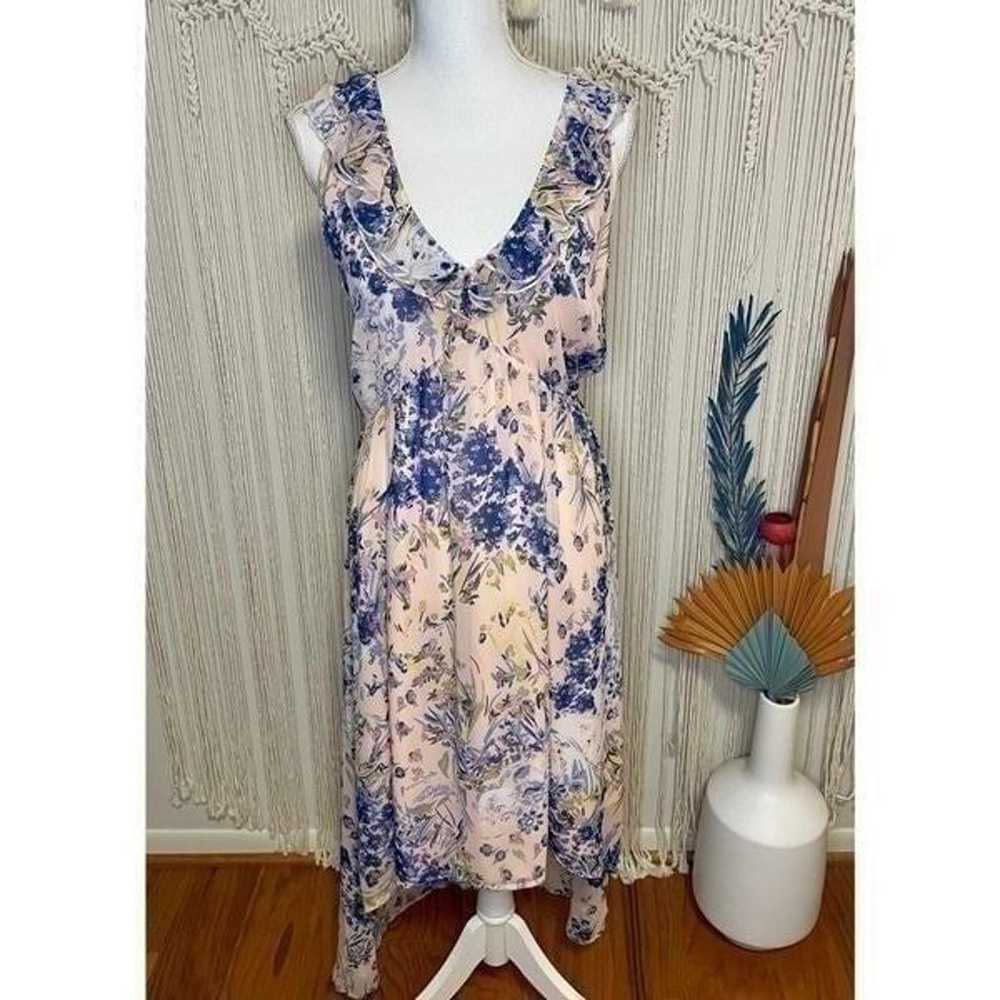 NWOT Nordstrom Leith Floral High-Low Dress Size M - image 1